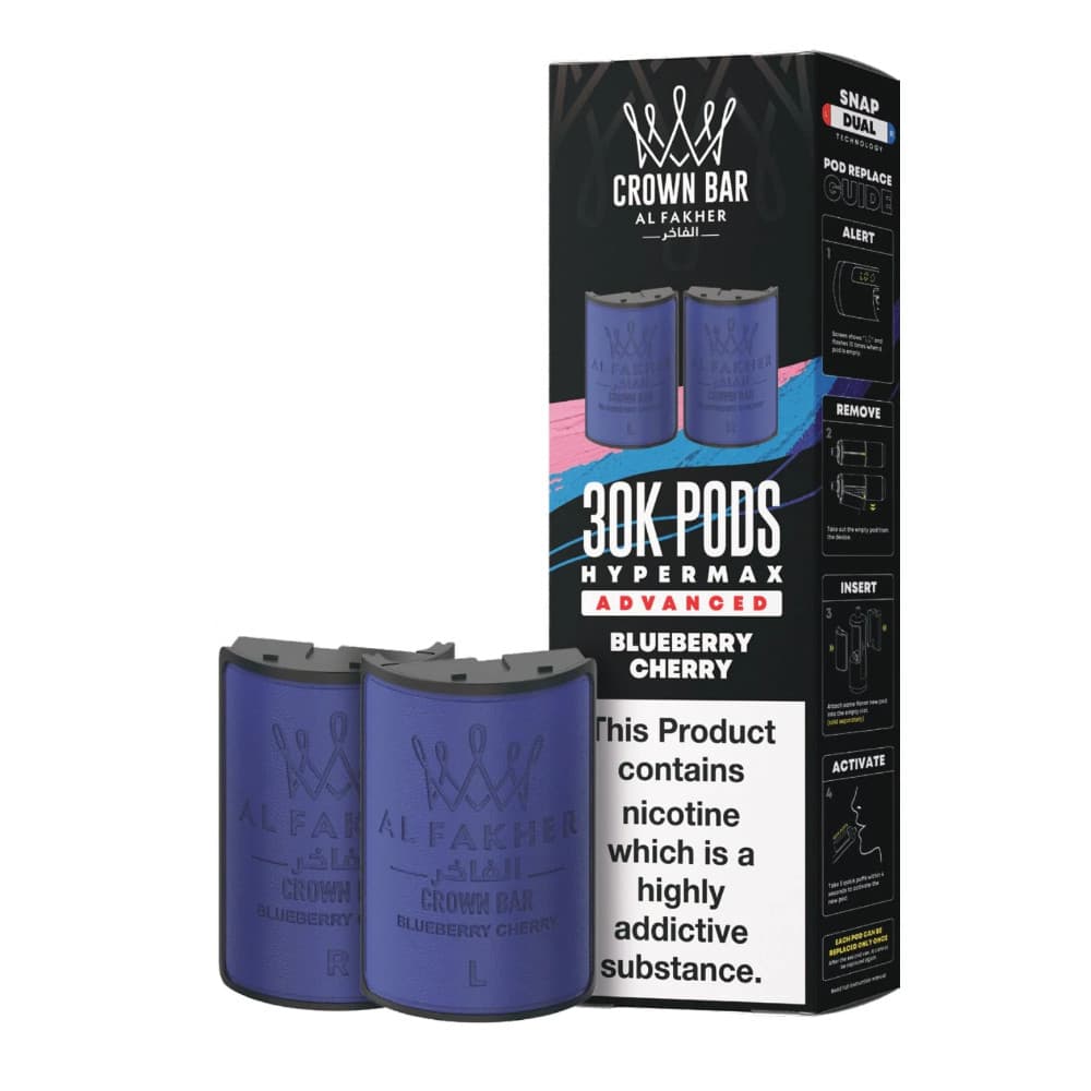  Blueberry Cherry Al Fakher 30k Hypermax Refill Pods