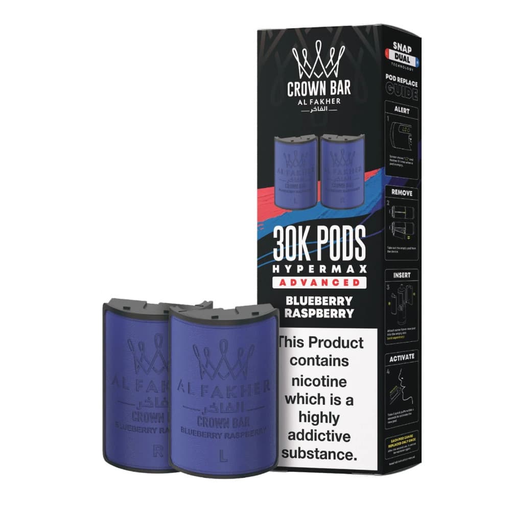  Blueberry Raspberry Al Fakher 30k Hypermax Refill Pods