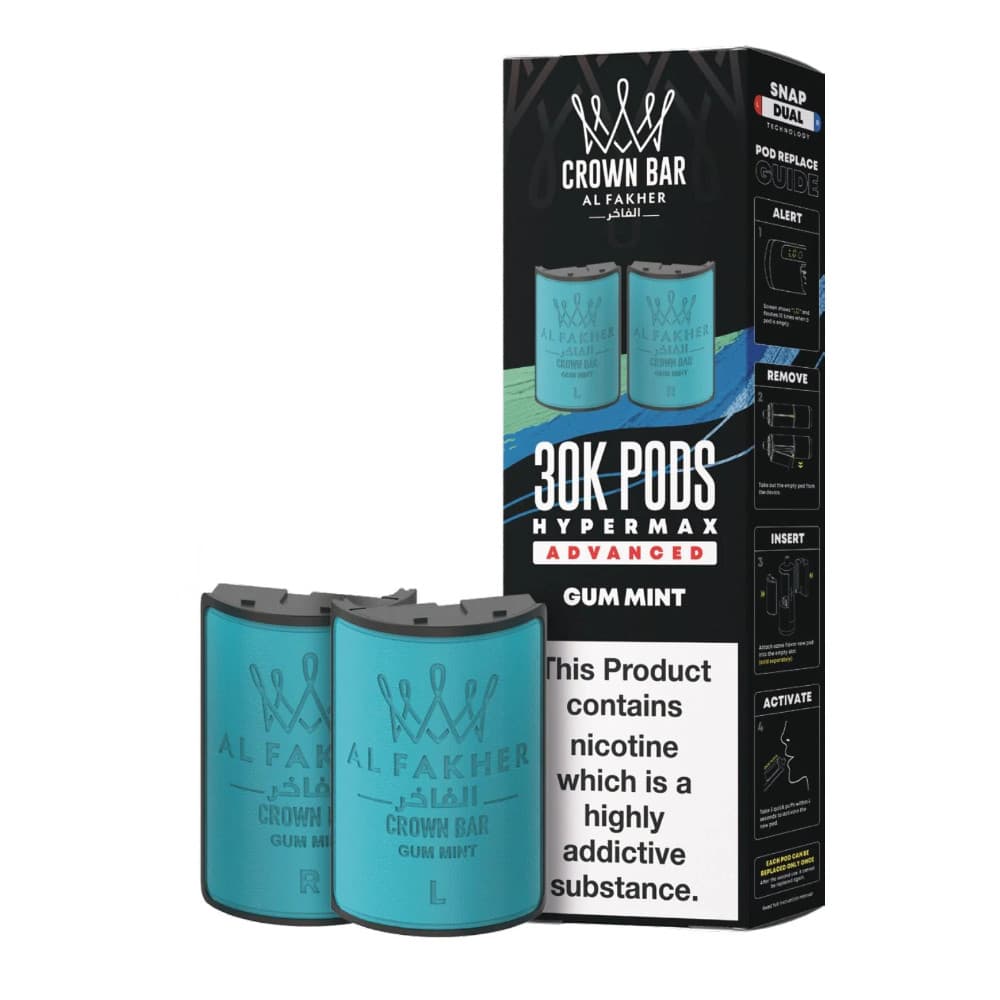 Gum Mint Al Fakher 30k Hypermax Refill Pods