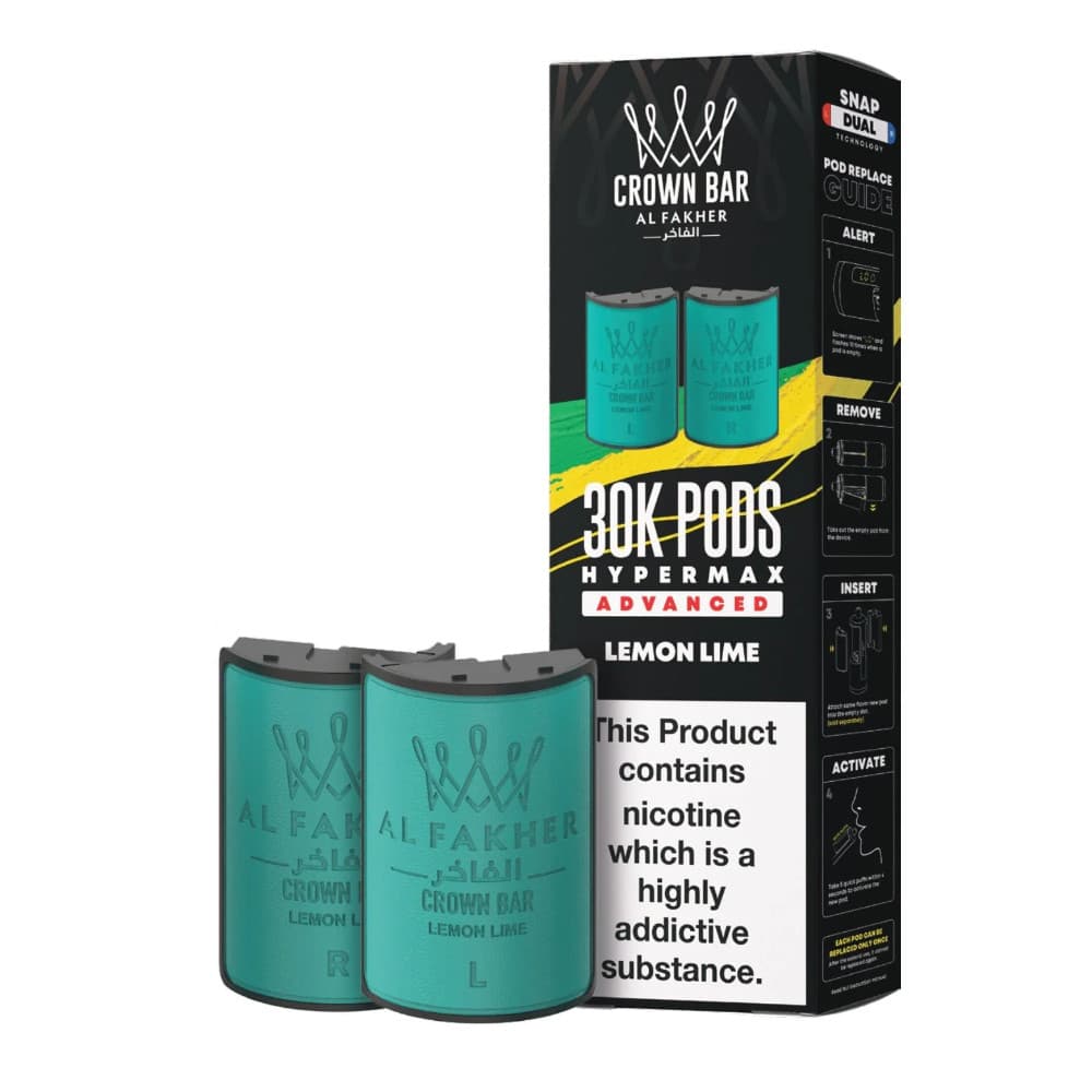  Lemon Lime Al Fakher 30k Hypermax Refill Pods