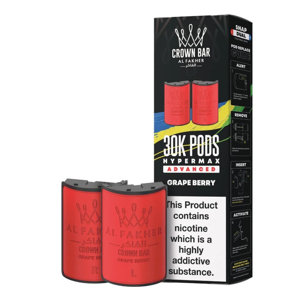  Grape Berry Al Fakher 30k Hypermax Refill Pods