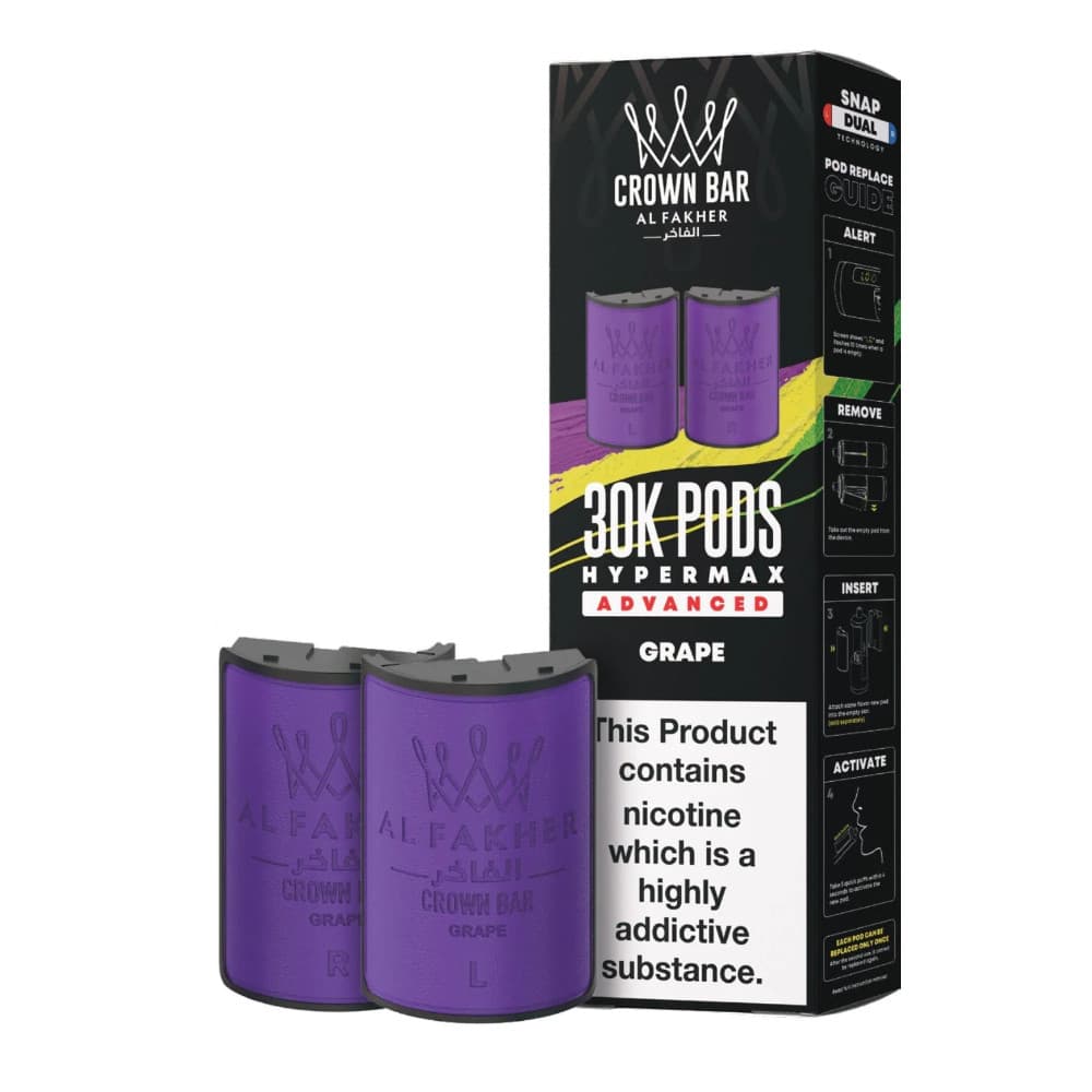 Grape Al Fakher 30k Hypermax Refill Pods