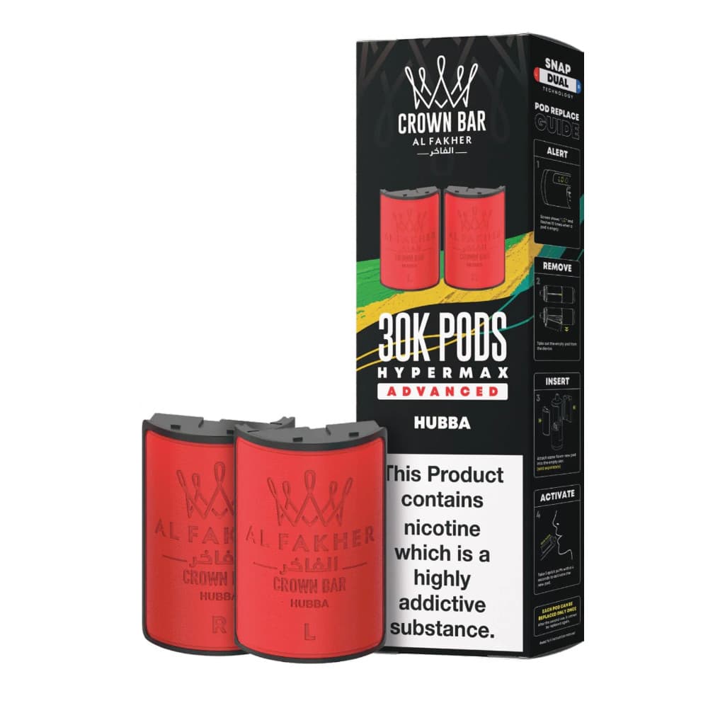  Hubba Al Fakher 30k Hypermax Refill Pods