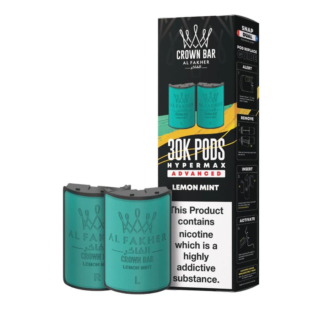  Lemon Mint Al Fakher 30k Hypermax Refill Pods