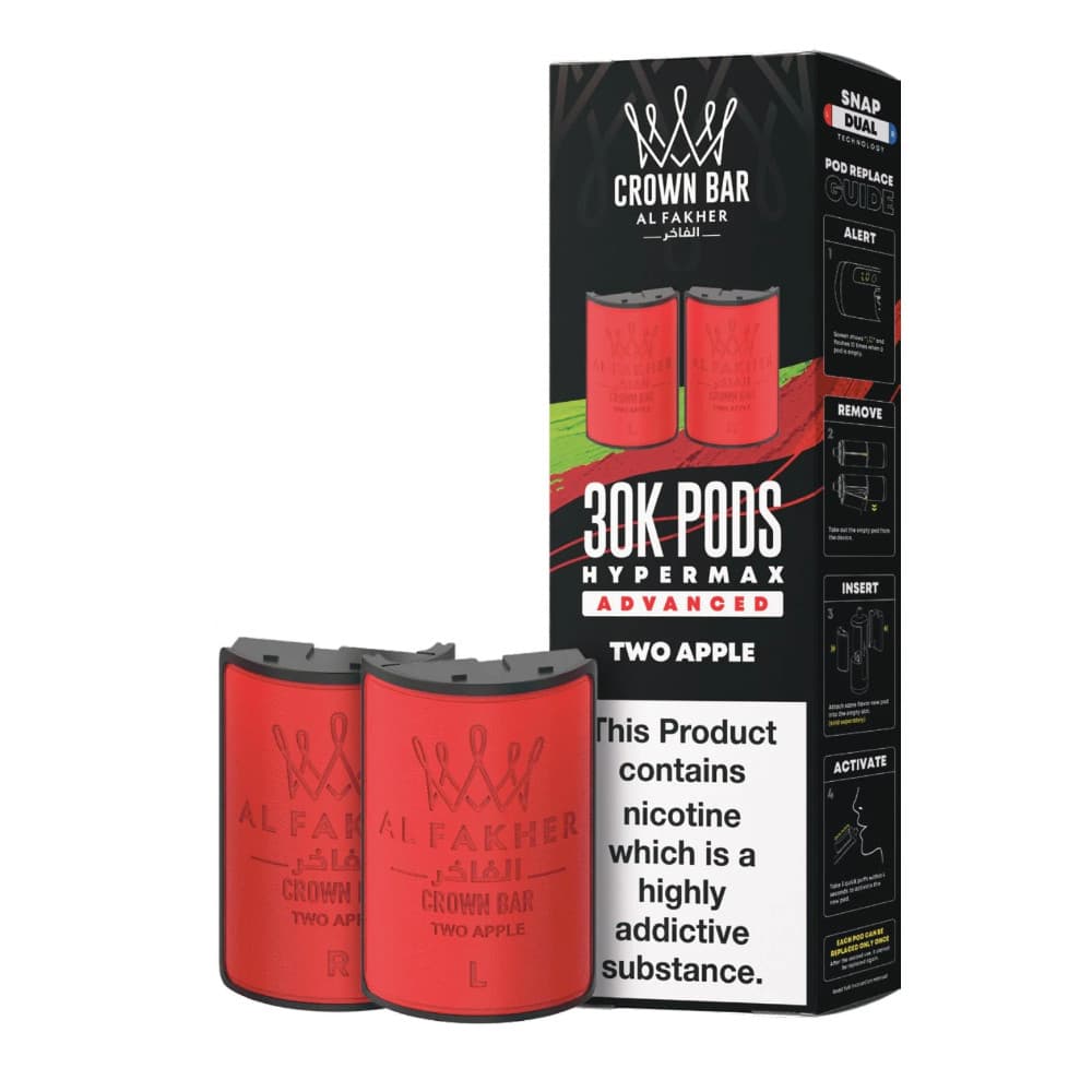  Two Apple Al Fakher 30k Hypermax Refill Pods