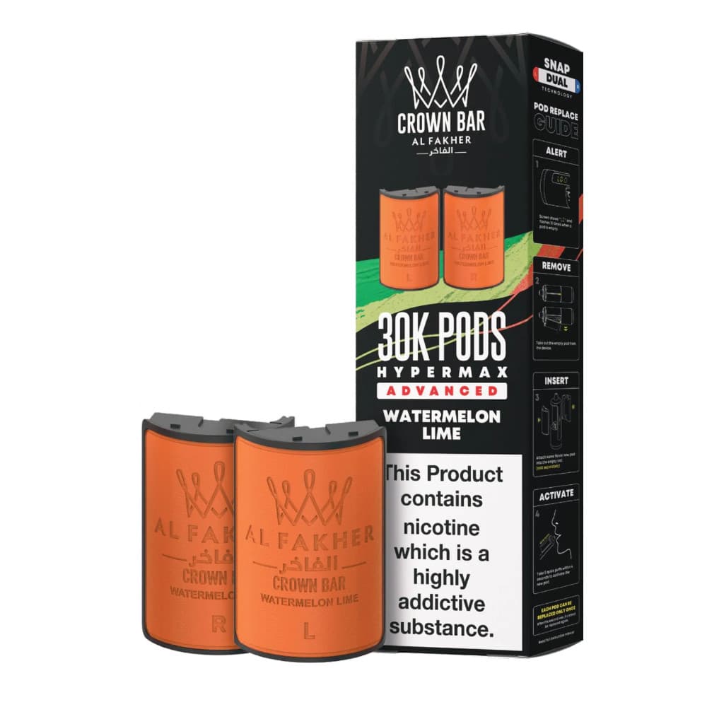  Watermelon Lime Al Fakher 30k Hypermax Refill Pods