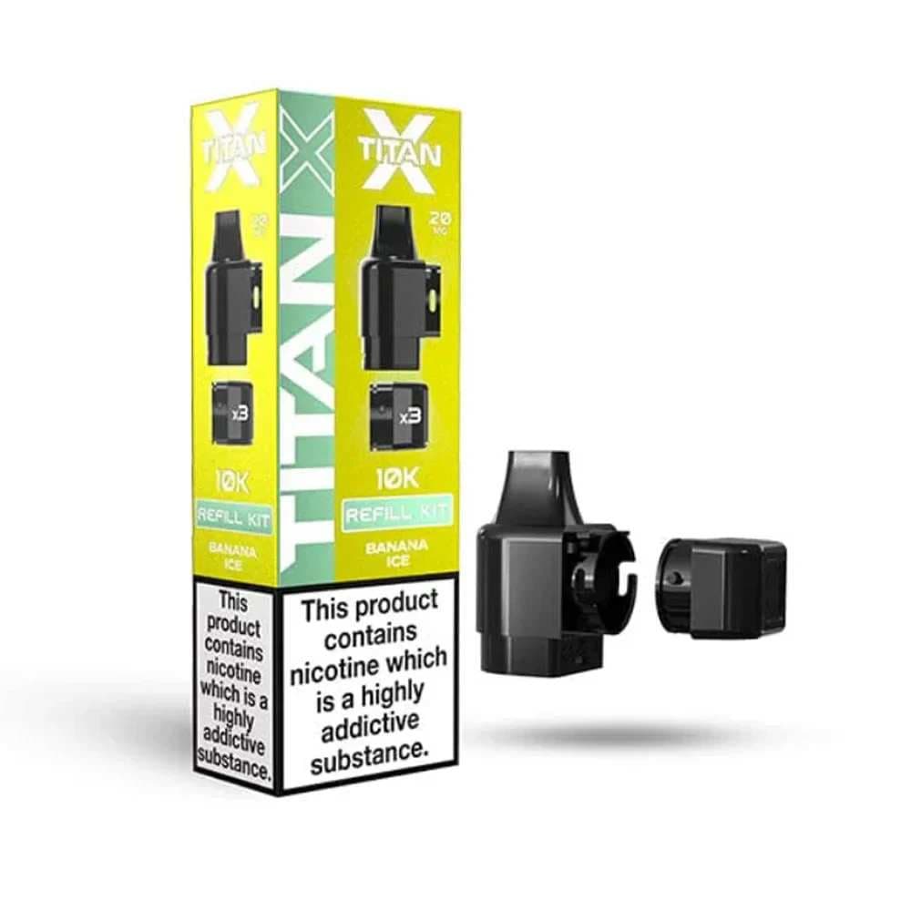  Banana Ice Titan X 10K Refill Pods