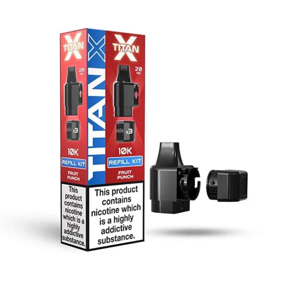  Fruit Punch Titan X 10K Refill Pods