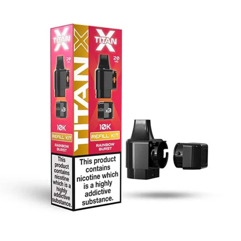  Rainbow Burst Titan X 10K Refill Pods