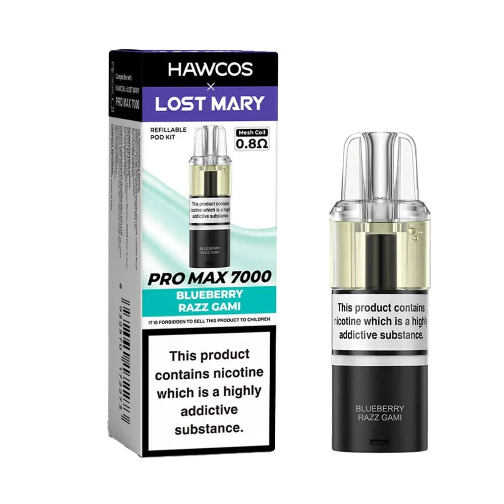  Blueberry Razz Gami Lost Mary Hawcos Pro Max 7000 Pods
