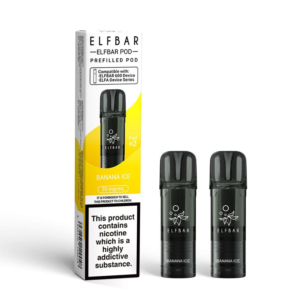  Banana Ice Elf Bar 600 Refill Pods