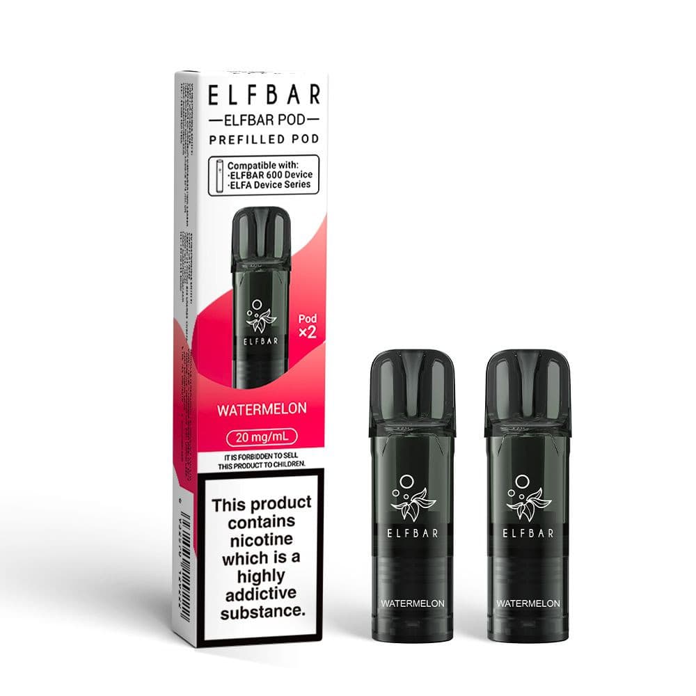  Watermelon Elf Bar 600 Refill Pods