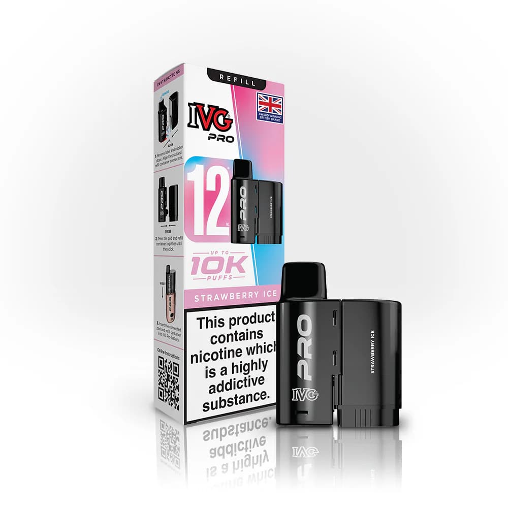  Strawberry Ice IVG Pro 12 Refill Pods