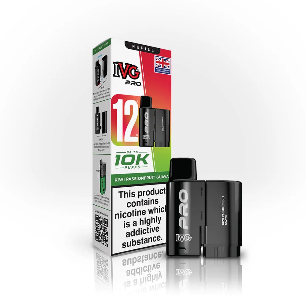  Kiwi Passionfruit Guava IVG Pro 12 Refill Pods