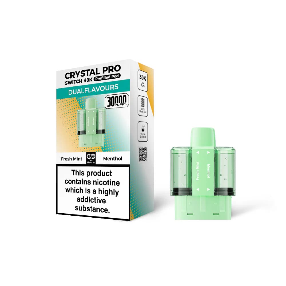  Fresh Mint / Menthol Crystal Pro Switch 30k Refill Pods