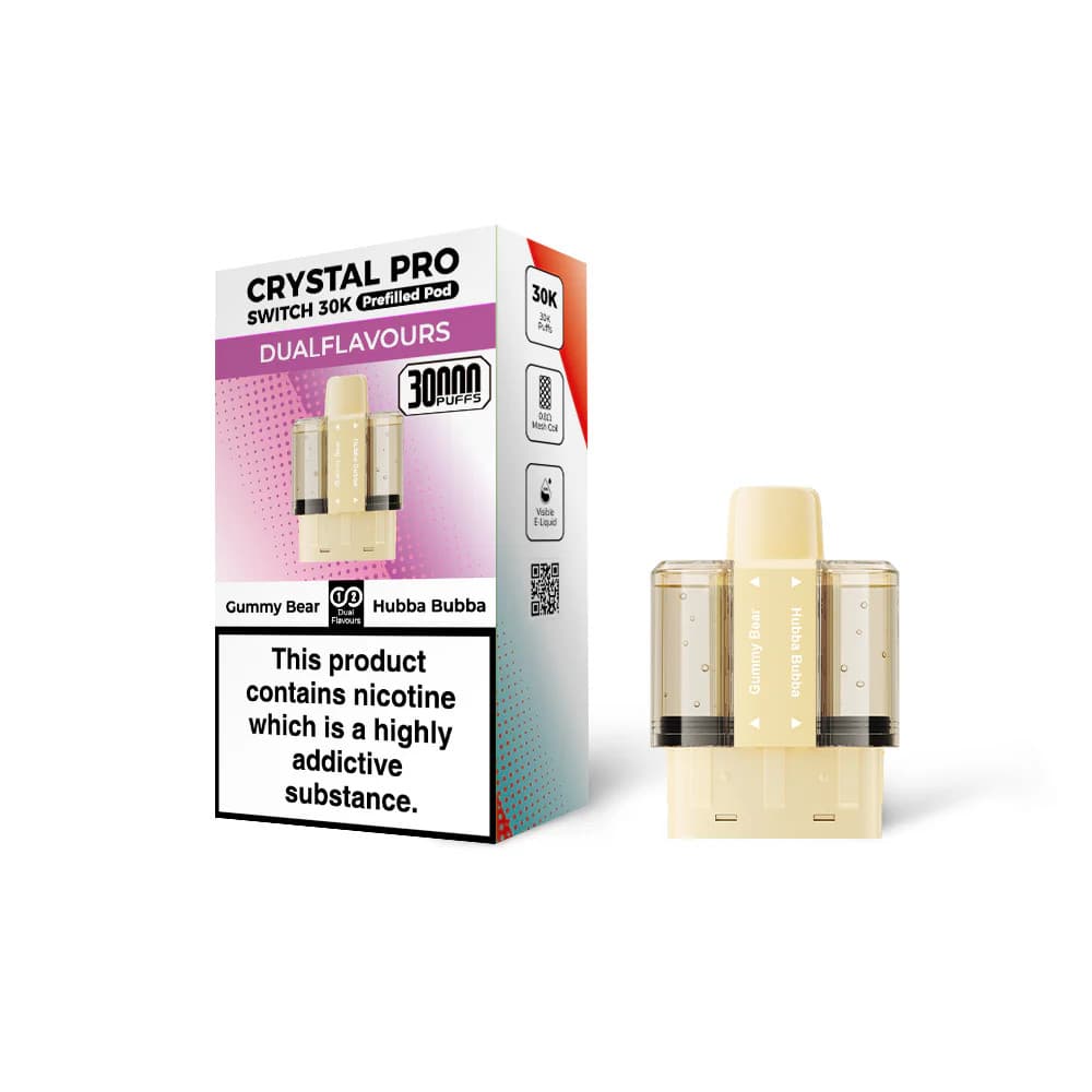  Gummy Bear / Hubba Bubba Crystal Pro Switch 30k Refill Pods