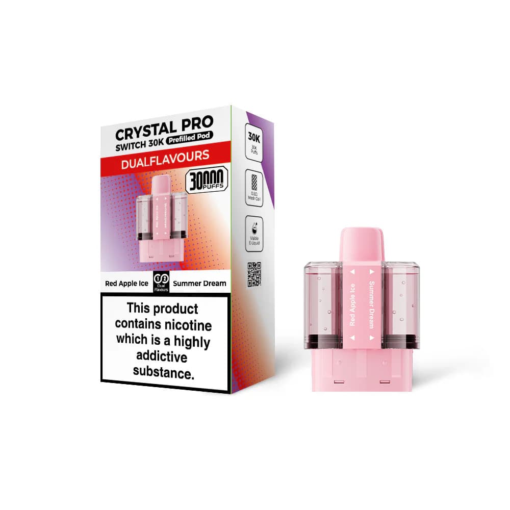  Red Apple Ice / Summer Dream Crystal Pro Switch 30k Refill Pods