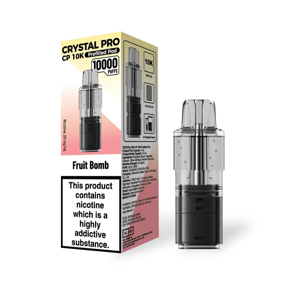  Fruit Bomb Crystal Pro CP 10k Refill Pods