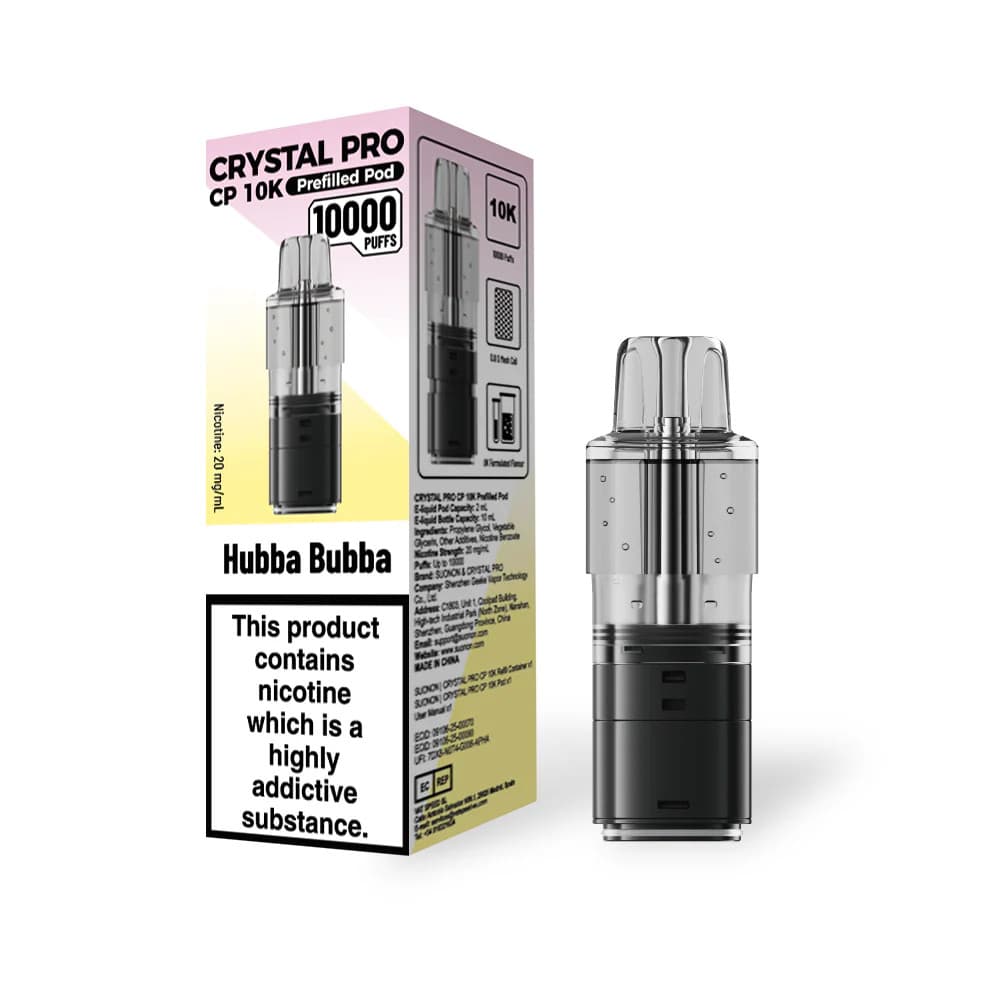  Hubba Bubba Crystal Pro CP 10k Refill Pods