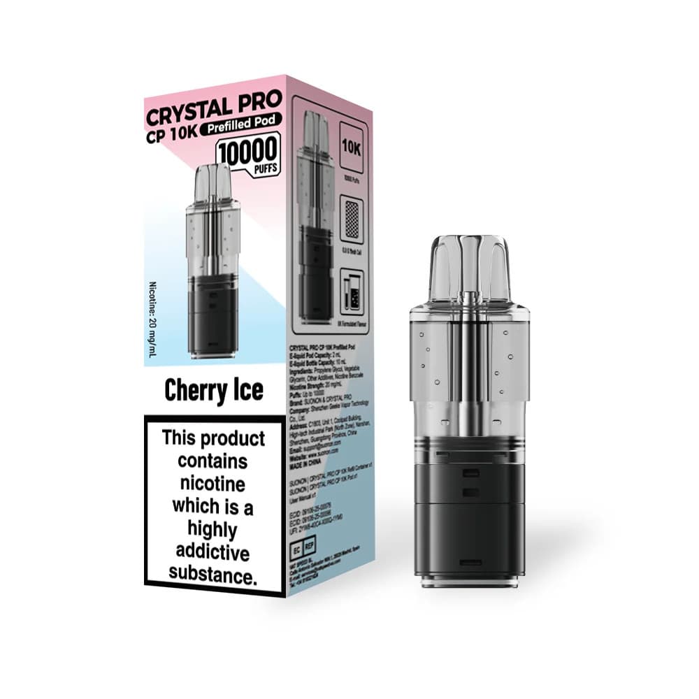  Cherry Ice Crystal Pro CP 10k Refill Pods