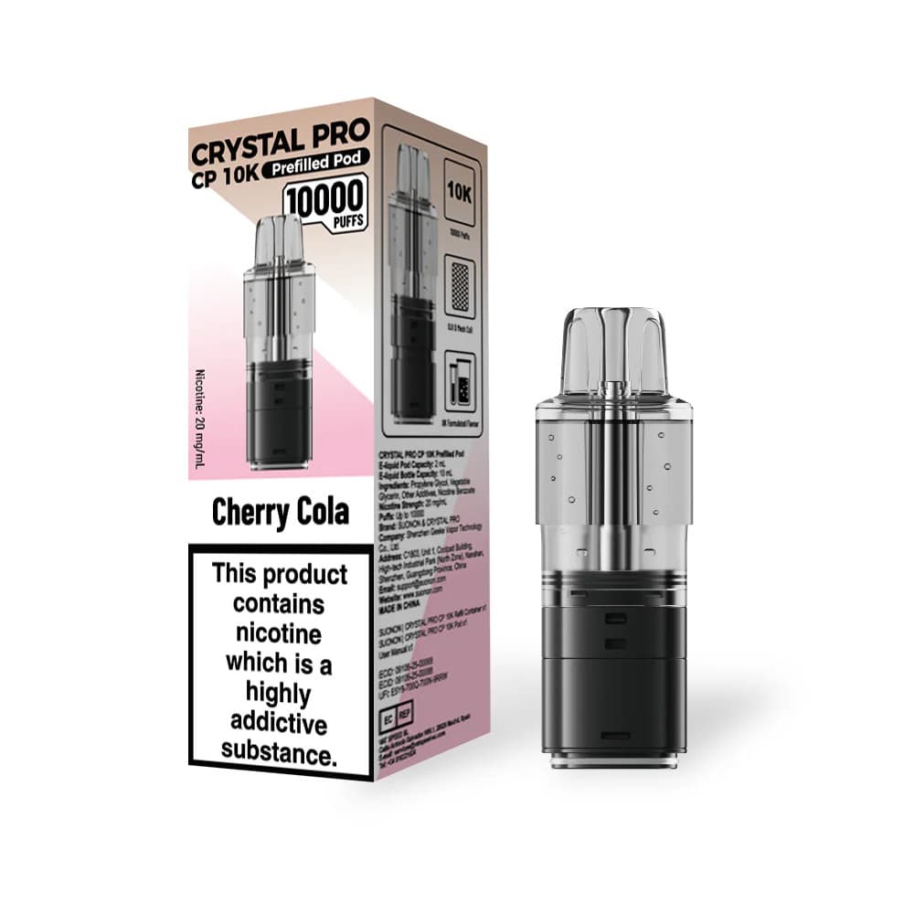  Cherry Cola Crystal Pro CP 10k Refill Pods