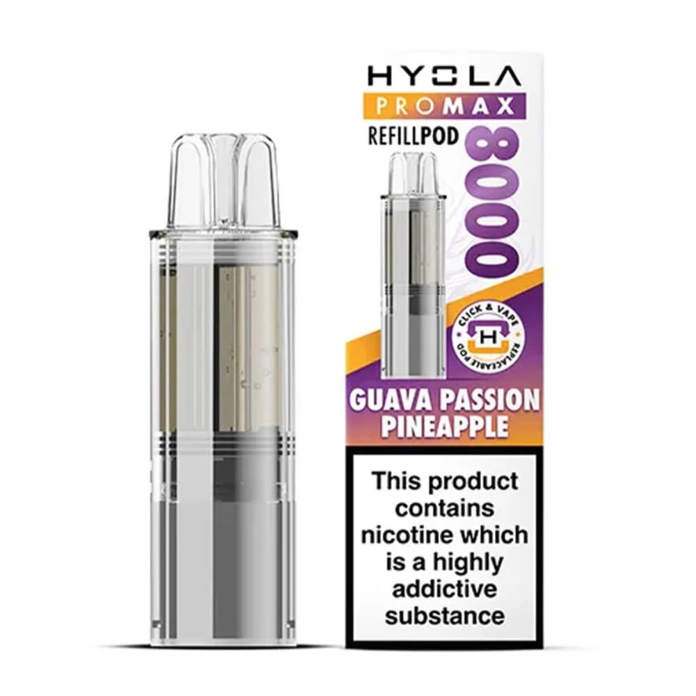  Guava Passion Pineapple Hyola Pro Max 8000 Refill Pods