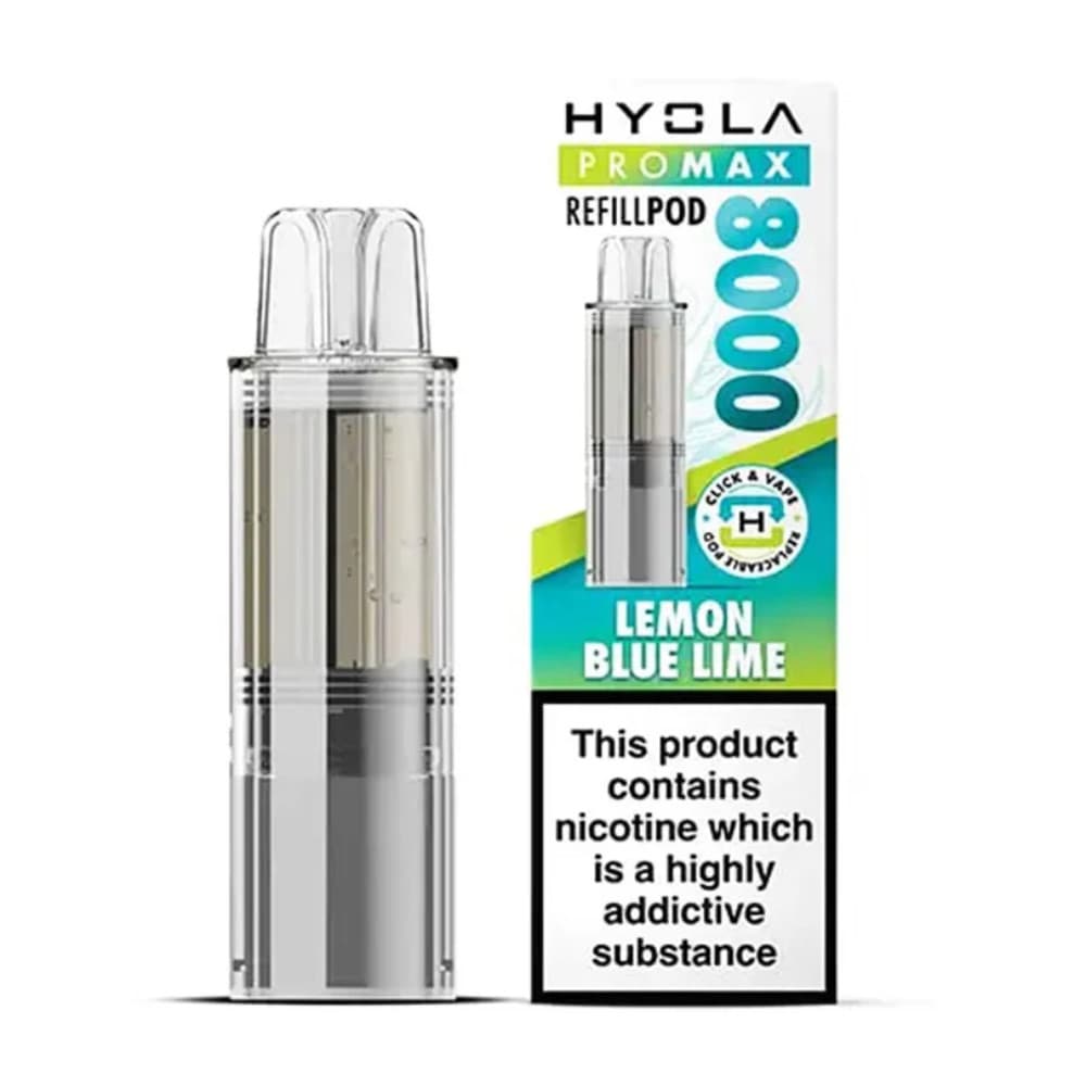  Lemon Blue Lime Hyola Pro Max 8000 Refill Pods
