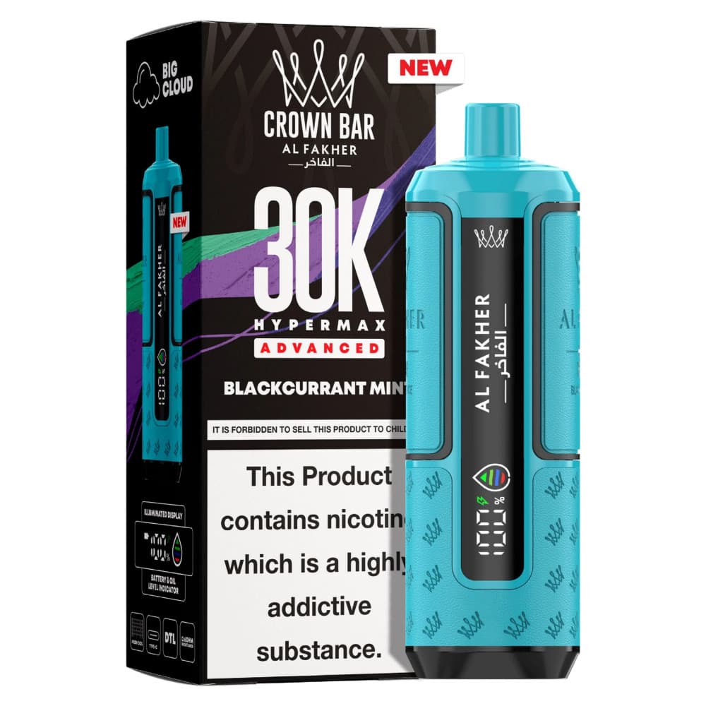  Blackcurrant Mint Al Fakher 30k Hypermax