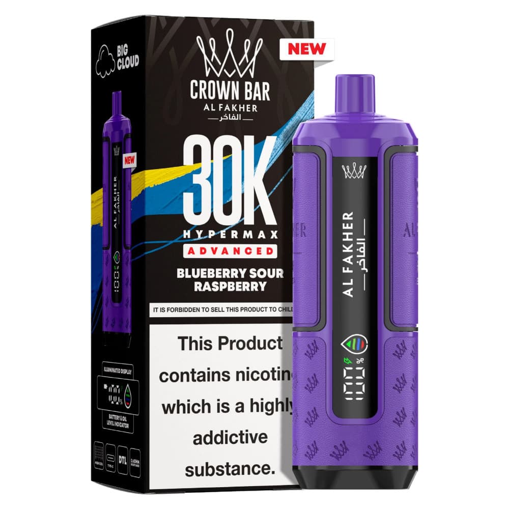  Blueberry Sour Raspberry Al Fakher 30k Hypermax