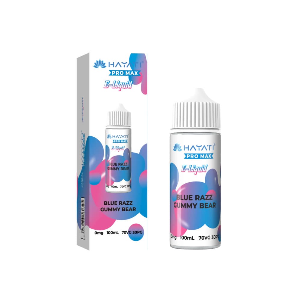  Blue Razz Gummy Bear Hayati Pro Max 100ml E-Liquids 70/30