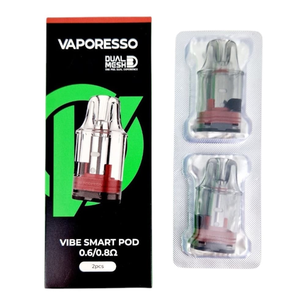  0.6ohm / 0.8ohm XL Vaporesso Vibe Replacement Pods 2 Packs