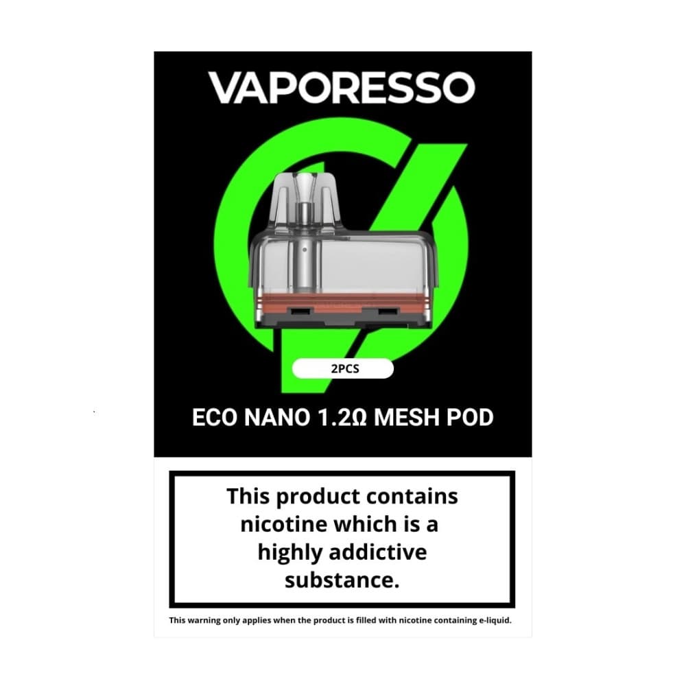  1.2ohm Vaporesso Eco Nano Replacement Pods 2 Packs