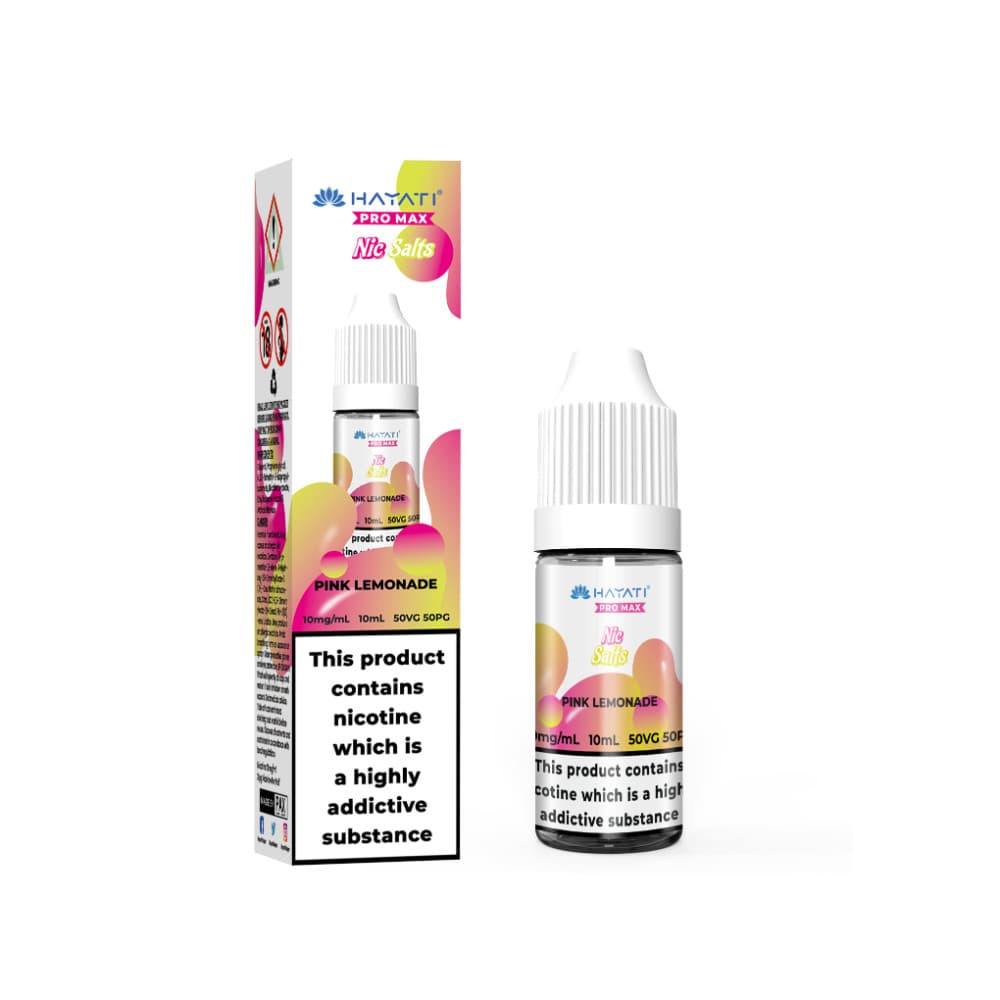 Pink Lemonade / 10mg Hayati Pro Max Nic Salts E-Liquids 10ml