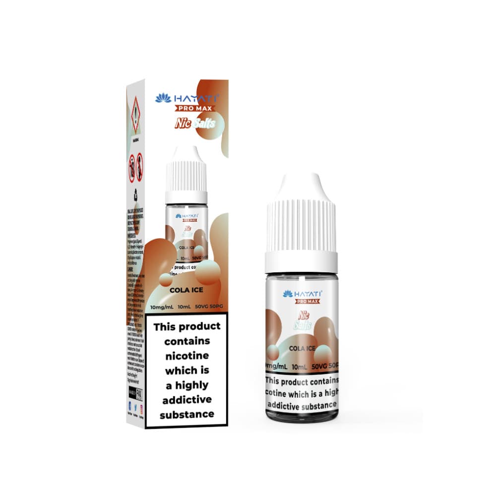  Cola Ice / 20mg Hayati Pro Max Nic Salts E-Liquids 10ml