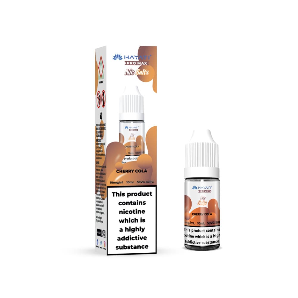  Cherry Cola / 20mg Hayati Pro Max Nic Salts E-Liquids 10ml