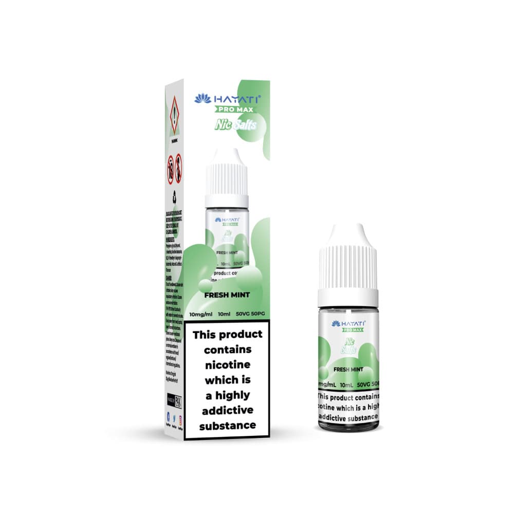  Fresh Mint / 20mg Hayati Pro Max Nic Salts E-Liquids 10ml