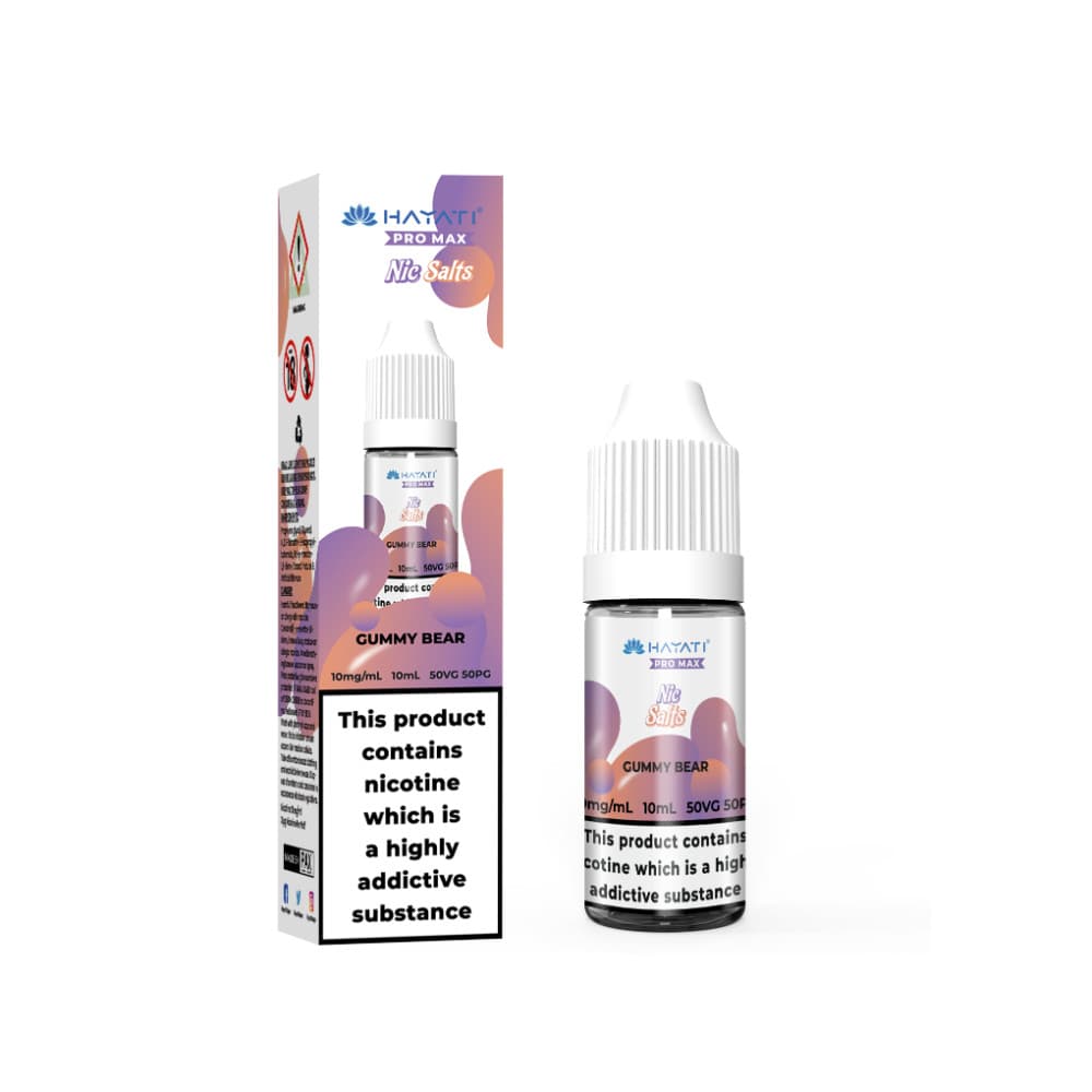  Gummy Bear / 20mg Hayati Pro Max Nic Salts E-Liquids 10ml