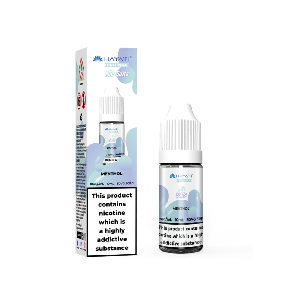  Menthol / 20mg Hayati Pro Max Nic Salts E-Liquids 10ml