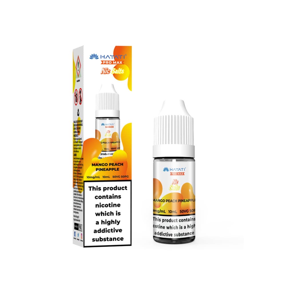  Mango Peach Pineapple / 20mg Hayati Pro Max Nic Salts E-Liquids 10ml
