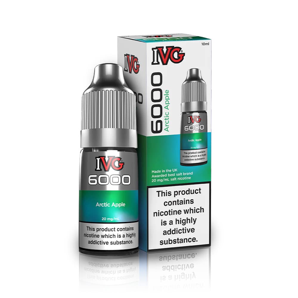  Arctic Apple / 10mg IVG 6000 Nic Salts e liquids 10ml