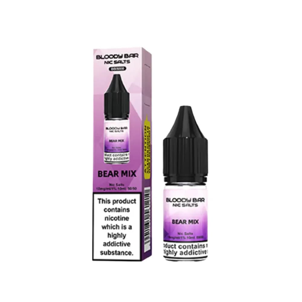  Bear Mix / 20mg Bloody Bar Nic Salts e liquids 10ml