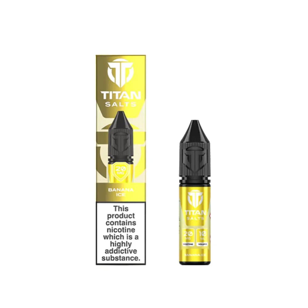  Banana Ice / 20mg Titan Nic Salts e liquids 10ml