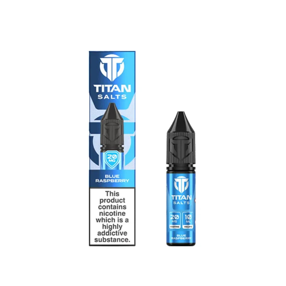  Blue Raspberry / 10mg Titan Nic Salts e liquids 10ml