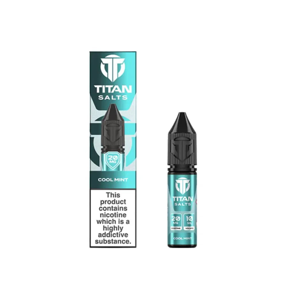  Cool Mint / 10mg Titan Nic Salts e liquids 10ml