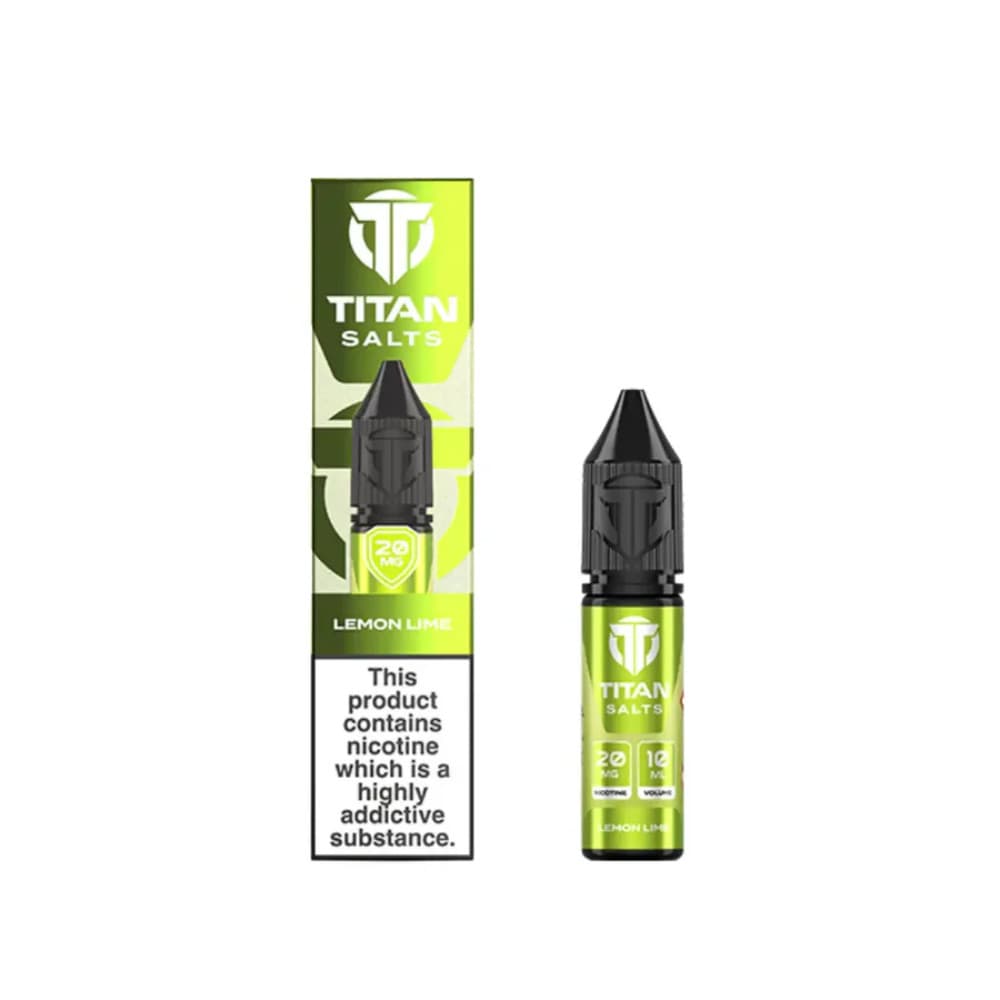  Lemon Lime / 20mg Titan Nic Salts e liquids 10ml