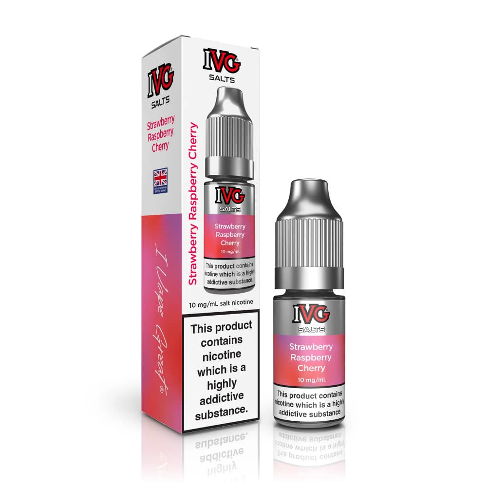 Strawberry Raspberry Cherry / 20mg IVG Salt e liquids 10ml