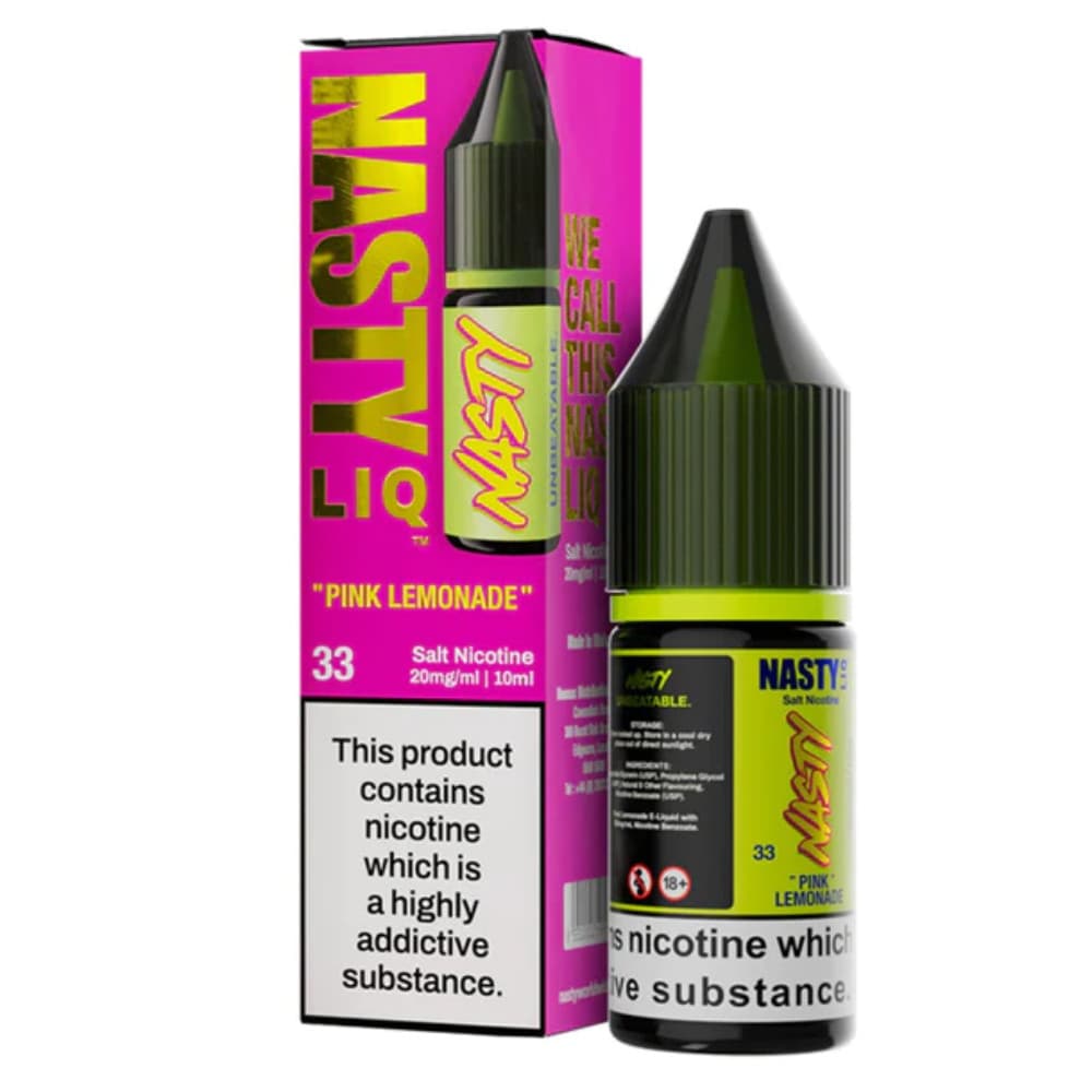  Pink Lemonade / 10mg Nasty Liq Nic Salts e liquids 10ml