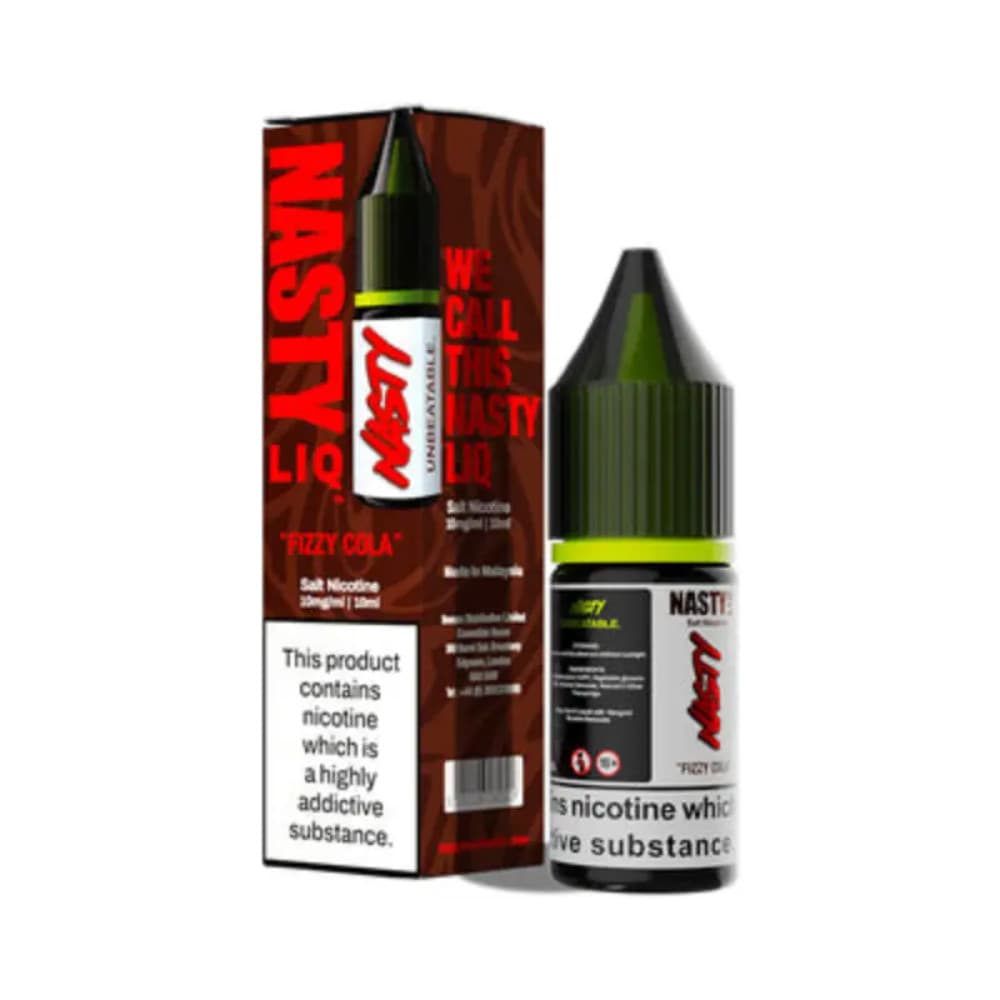  Fizzy Cola / 10mg Nasty Liq Nic Salts e liquids 10ml