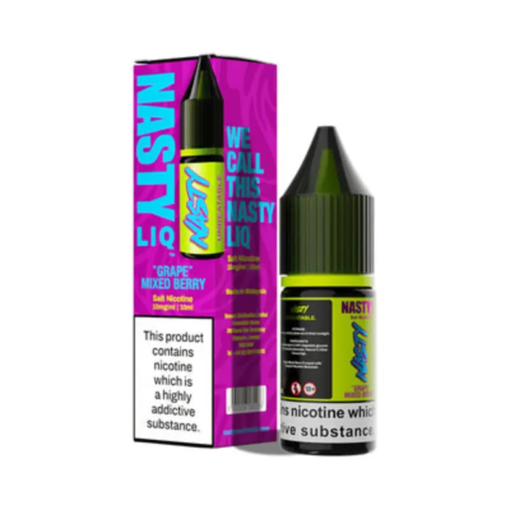  Grape Mixed Berry / 20mg Nasty Liq Nic Salts e liquids 10ml