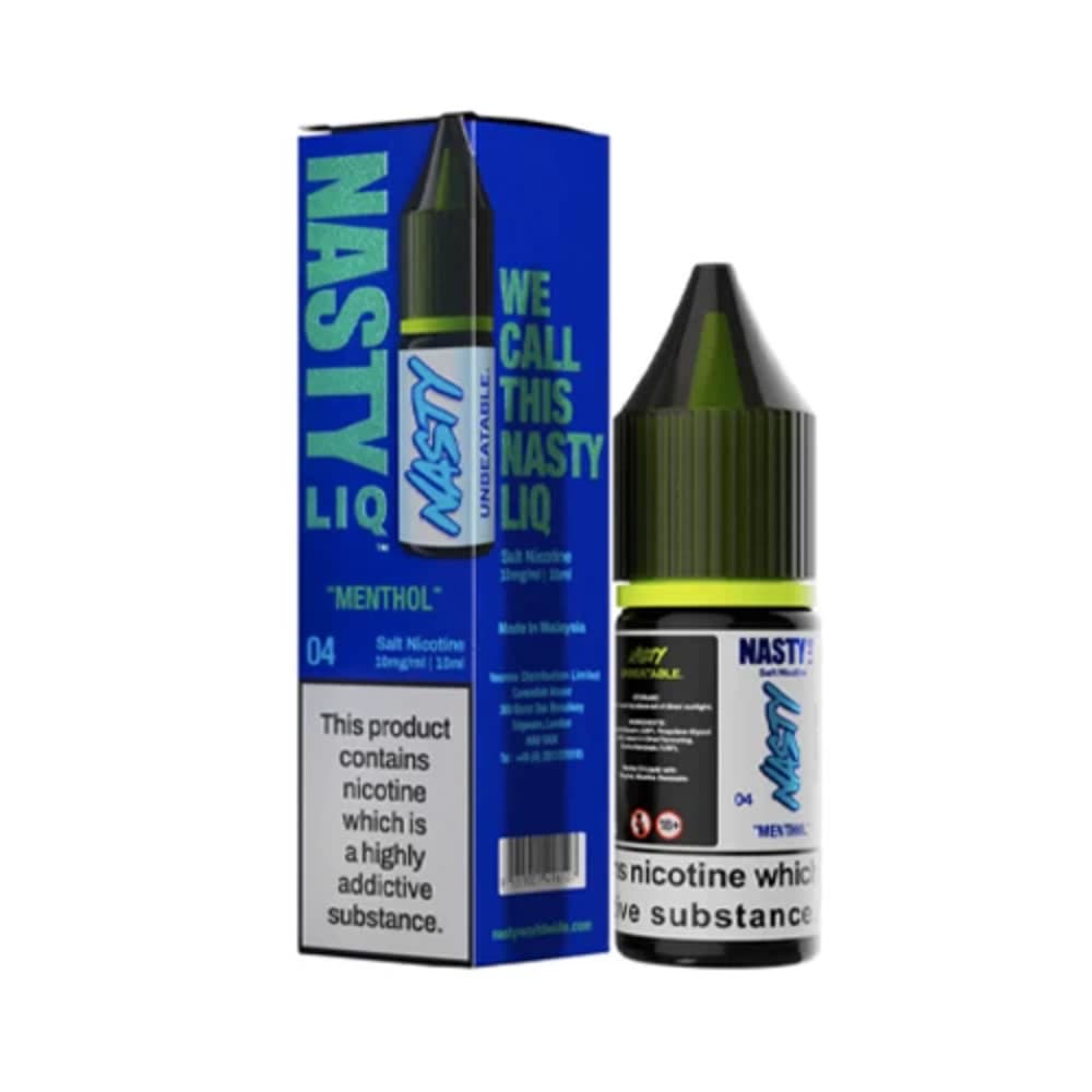  Menthol / 10mg Nasty Liq Nic Salts e liquids 10ml